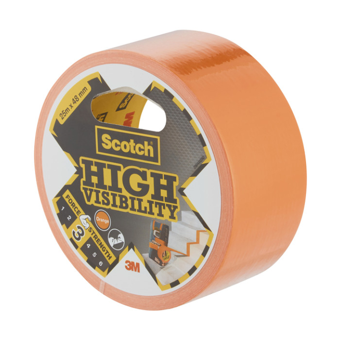 Plakband Scotch high visibility 48mmx25m oranje