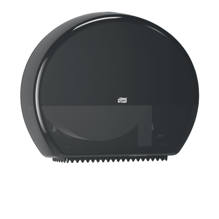 Toiletpapierdispenser Tork T1 Elevation jumbo zwart 554008