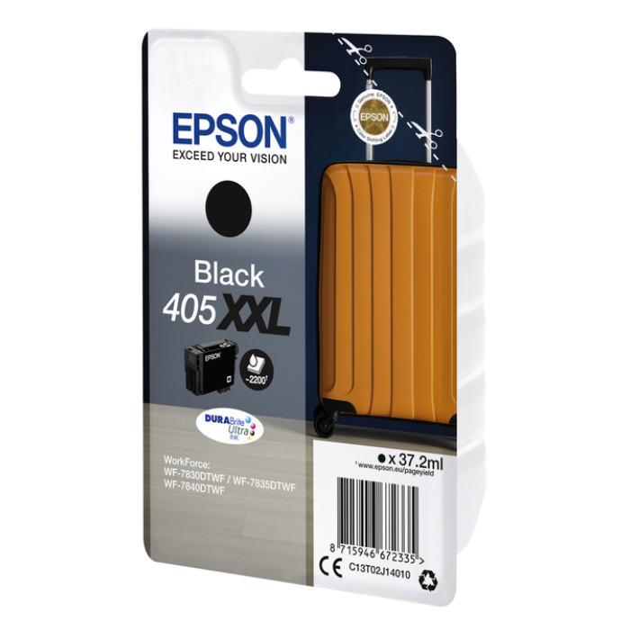 Inktcartridge Epson 405XXL T02J14 zwart