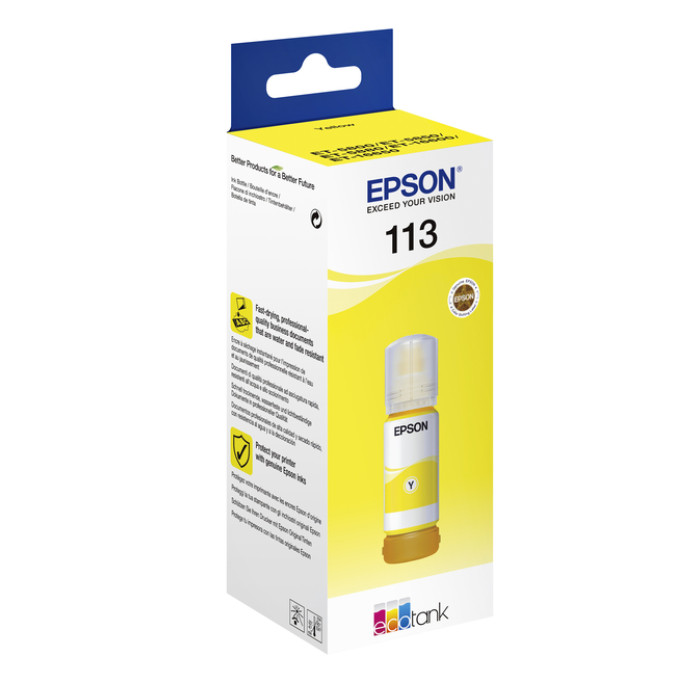 Navulinkt Epson 113 EcoTank geel