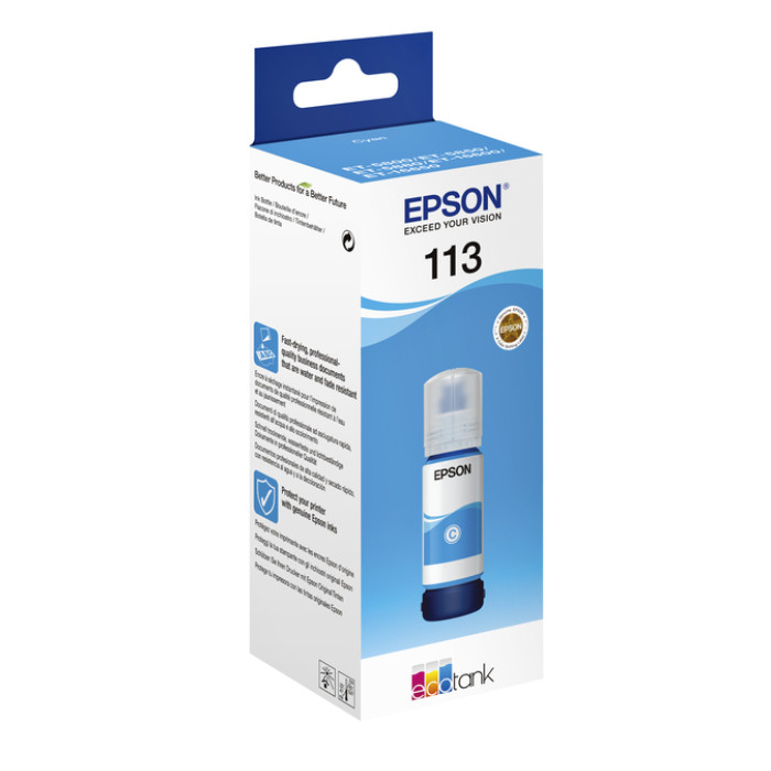 Navulinkt Epson 113 EcoTank blauw