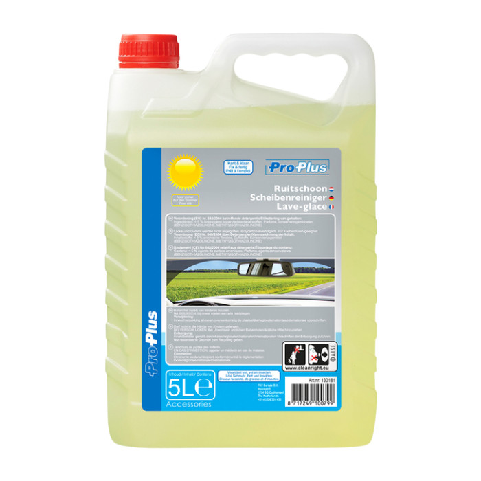 Ruitenvloeistof ProPlus kant en klaar zomer 5L geel