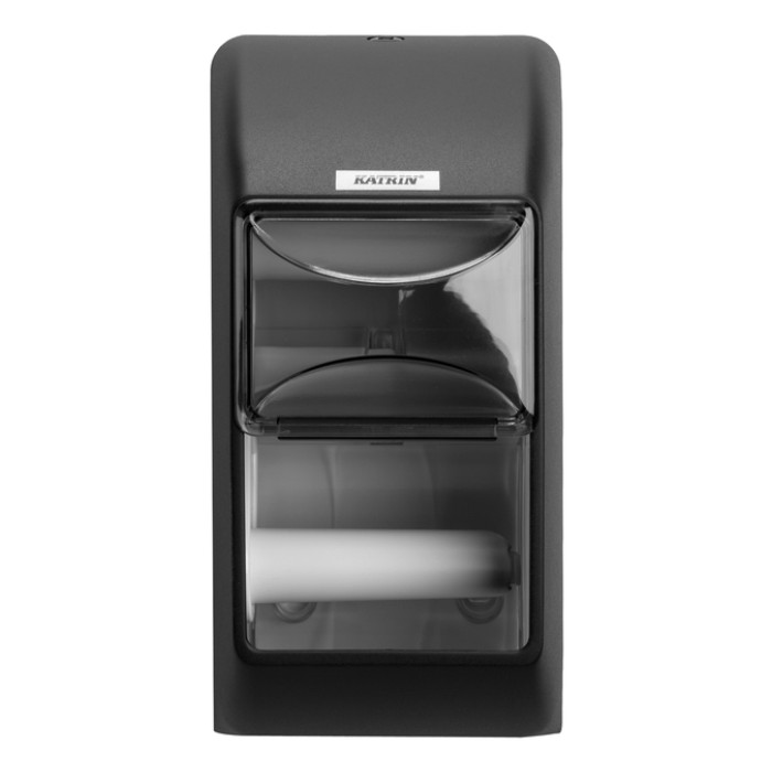 Toiletpapierdispenser Katrin duo zwart 104452