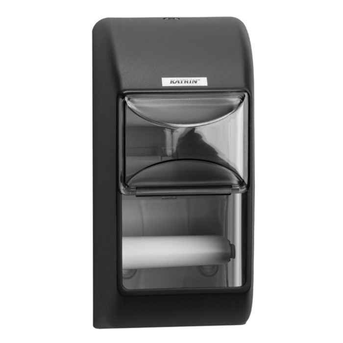 Toiletpapierdispenser Katrin duo zwart 104452
