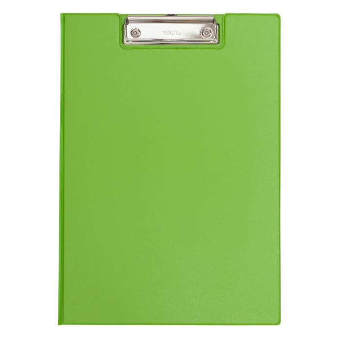 Klembordmap MAUL A4 staand met penlus PVC neon groen