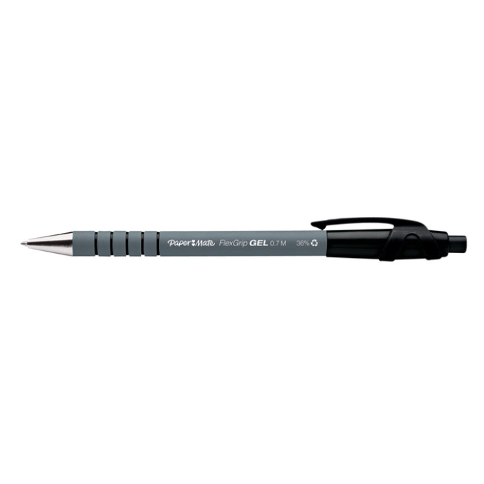 Gelschrijver Paper Mate FlexGrip medium zwart