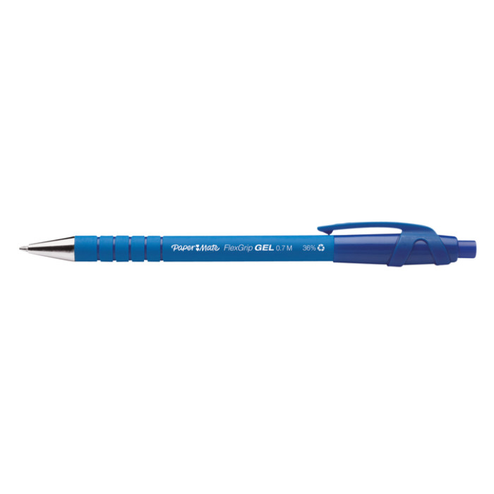 Gelschrijver Paper Mate FlexGrip medium blauw