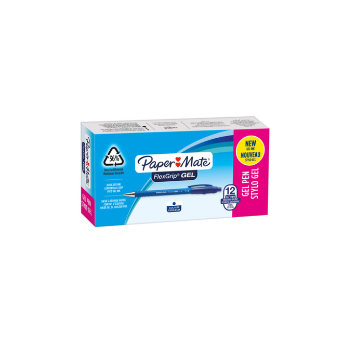 Gelschrijver Paper Mate FlexGrip medium blauw