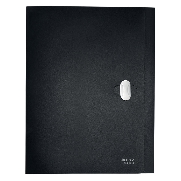Documentenbox Leitz Recycle A4 PP zwart