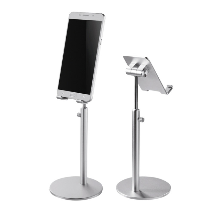 Telefoonstandaard Neomounts DS10200SL1 in hoogte verstelbaar zilver