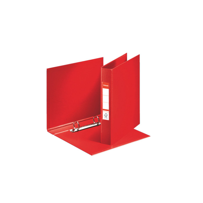 Ringband Esselte VIVIDA A5 42mm 30% gerecycled PP folie rood