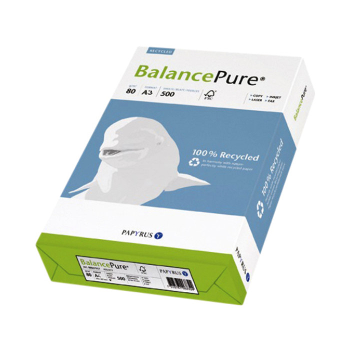 Kopieerpapier Balance Pure A3 80gr wit 500 vel