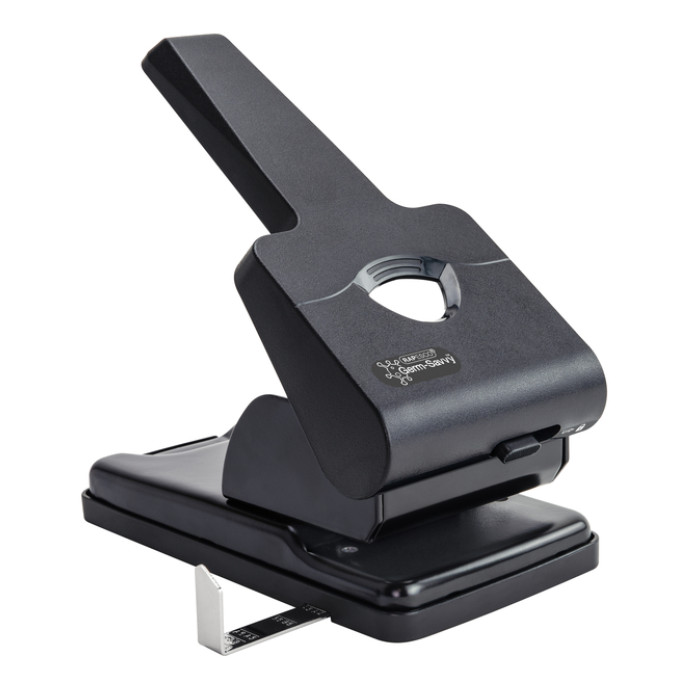 Perforator Rapesco Germ-Savvy Heavy Duty HD865-P antibacterieel 2-gaats zwart