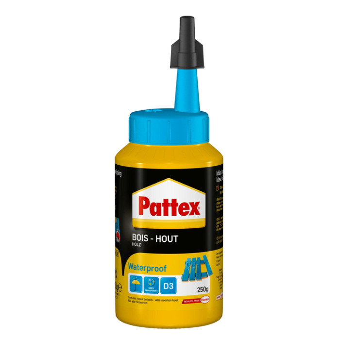 Houtlijm Pattex D3 Waterproof 250ml