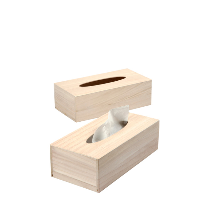 Tissuedoos Creativ Company 27x14x8cm hout