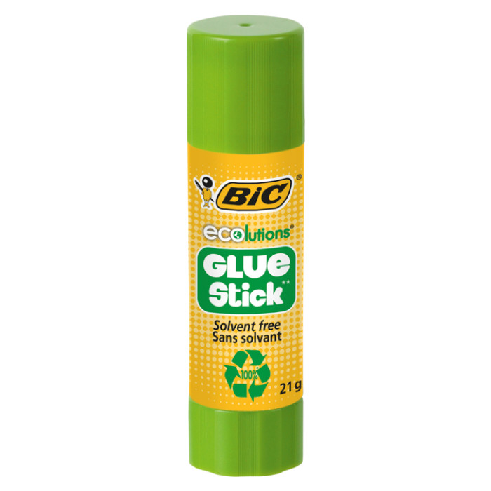 Lijmstift Bic ecolutions 21gr doos à 12+8 gratis