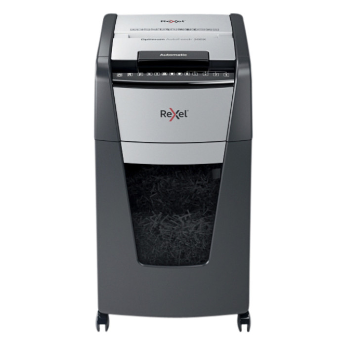 Papiervernietiger Rexel Optimum Auto+ 300X P4 snippers 4x26mm