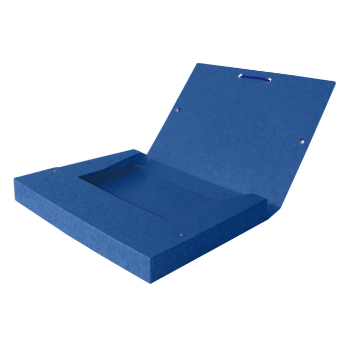 Elastobox Oxford Top File+ A4 25mm blauw