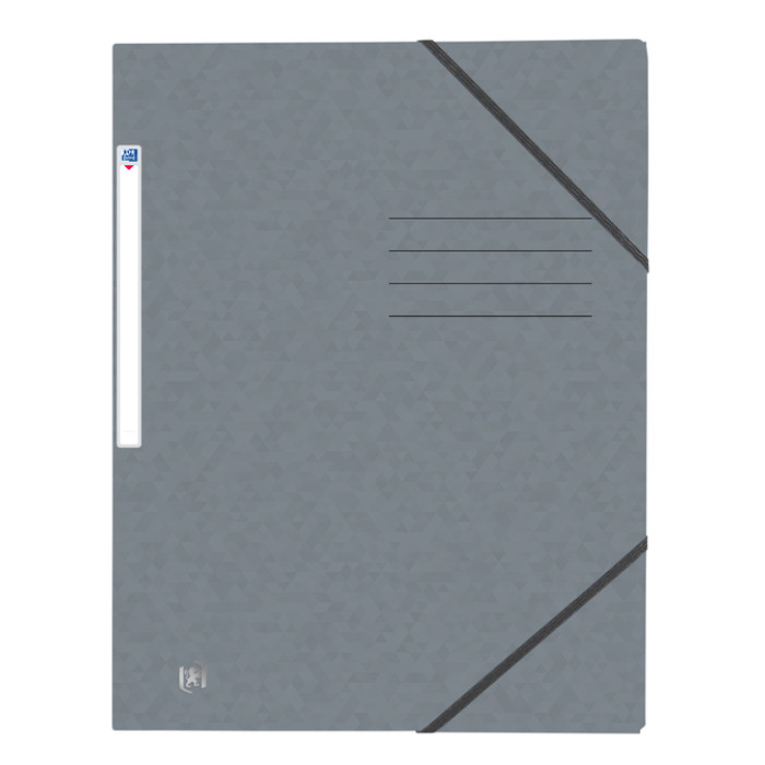 Elastomap Oxford Top File+ A4 grijs