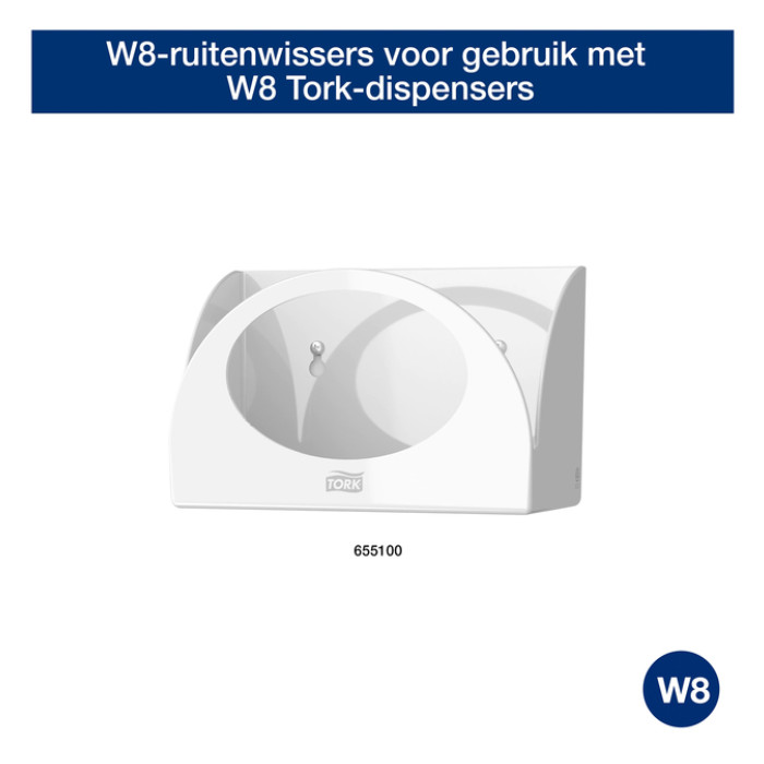 Reinigingsdoek Tork W8 Premium 1-laags 40 vel geel 194650