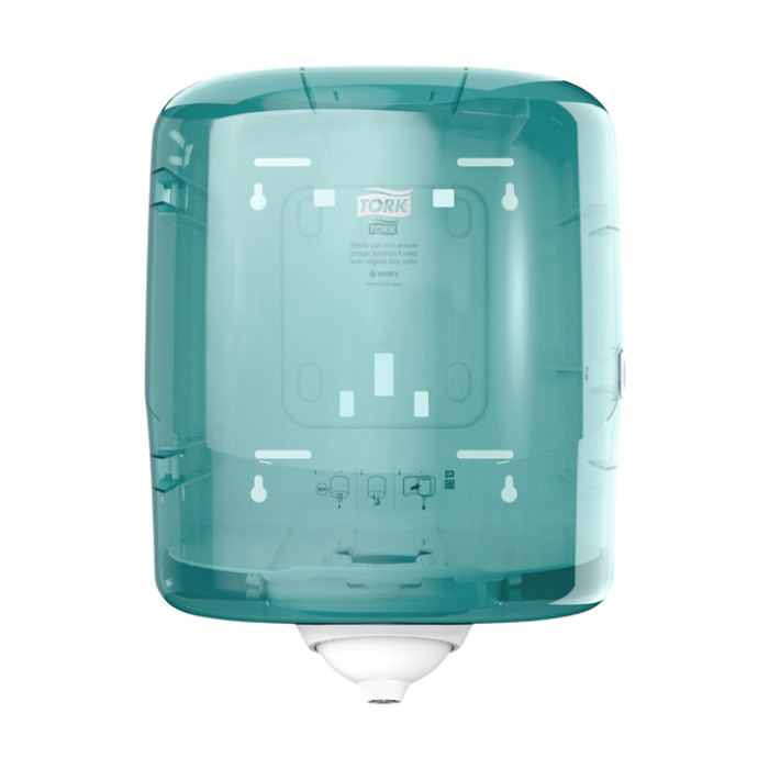 Handdoekroldispenser Tork M4 Performance Reflex turquoize 473180