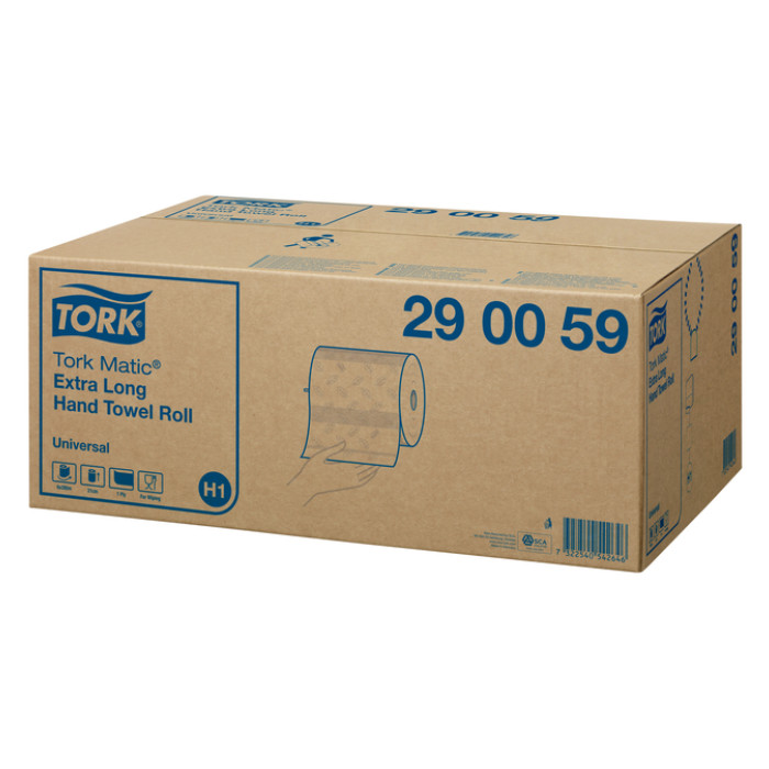 Handdoekrol Tork H1 Matic Universal 1-laags 280m wit 290059