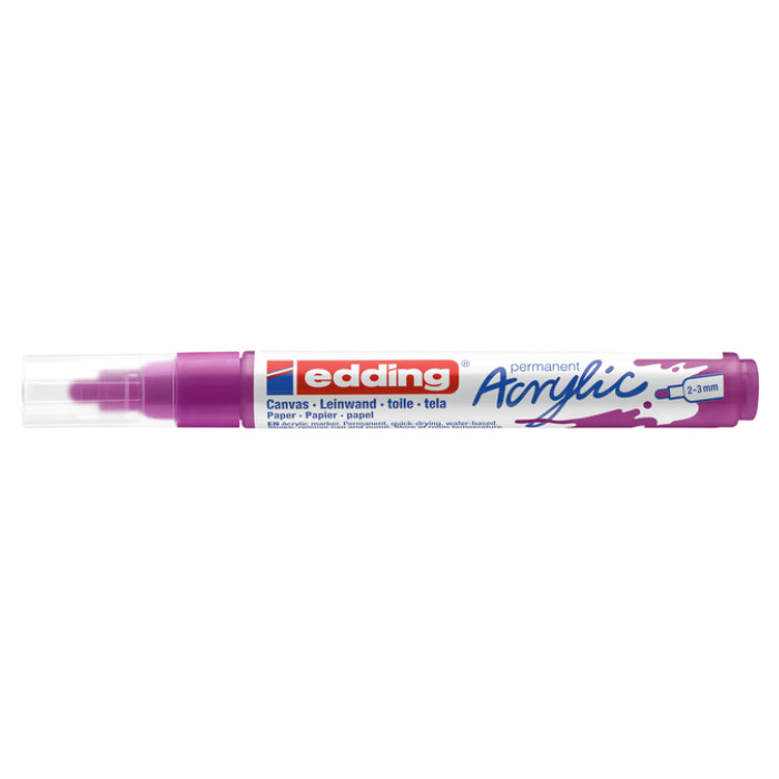 Acrylmarker edding e-5100 medium bessenrood