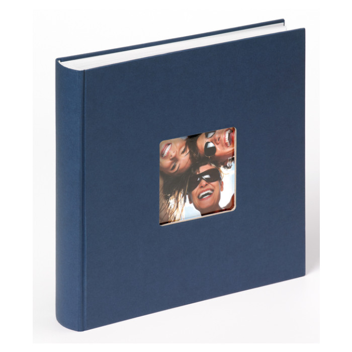 Fotoalbum walther design Fun 30x30cm 50vel blauw