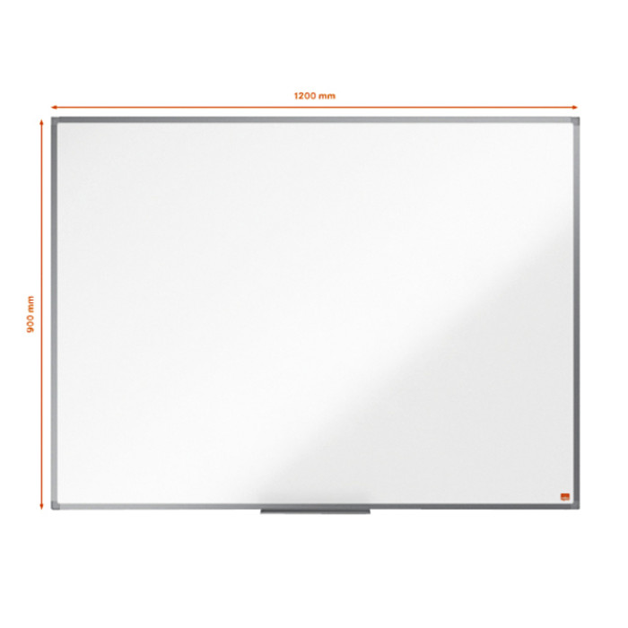 Whiteboard Nobo Essence 90x120cm staal