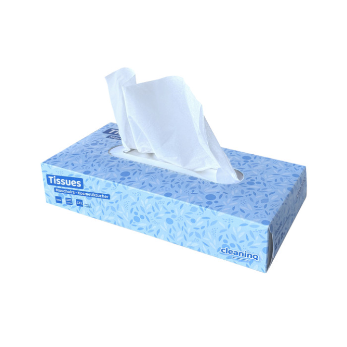 Facial tissues Cleaninq F1 2-laags 100 vel wit