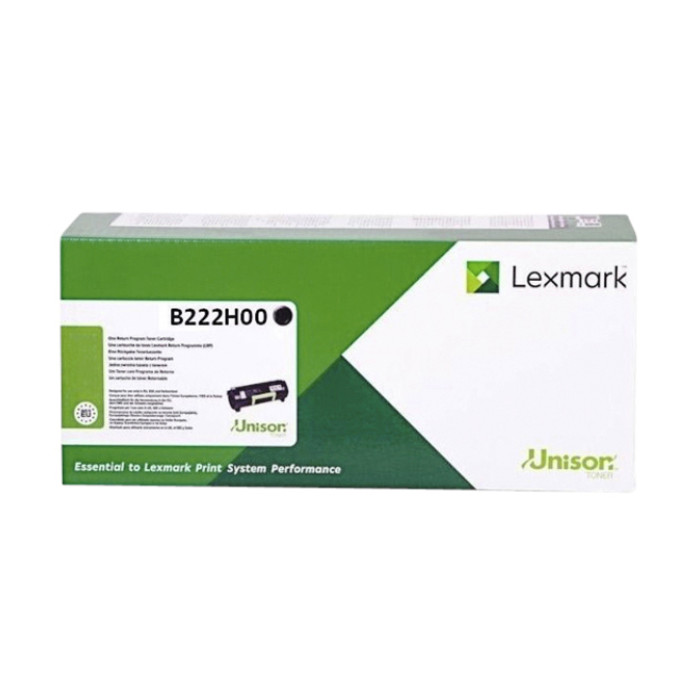 Tonercartridge Lexmark B222H00 zwart