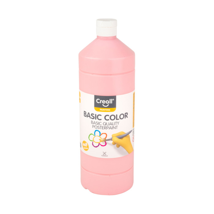 Plakkaatverf Creall basic roze 1000ml