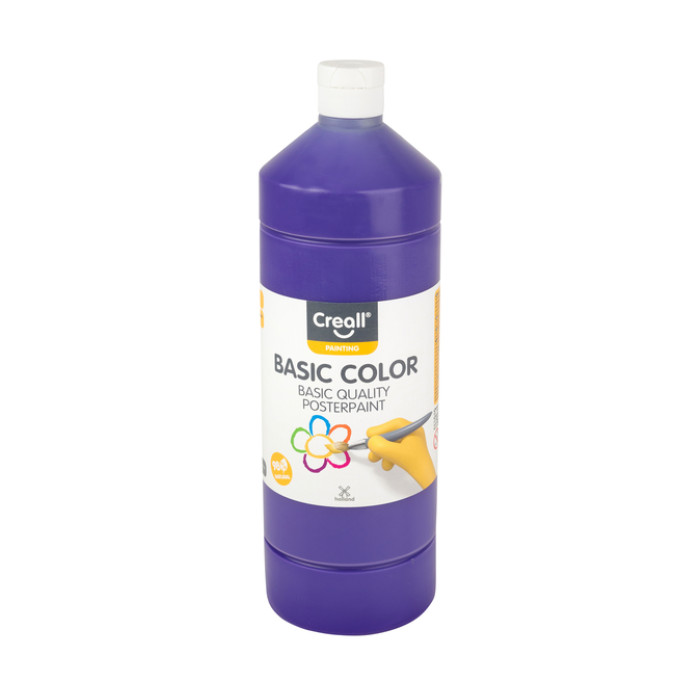 Plakkaatverf Creall basic paars 1000ml