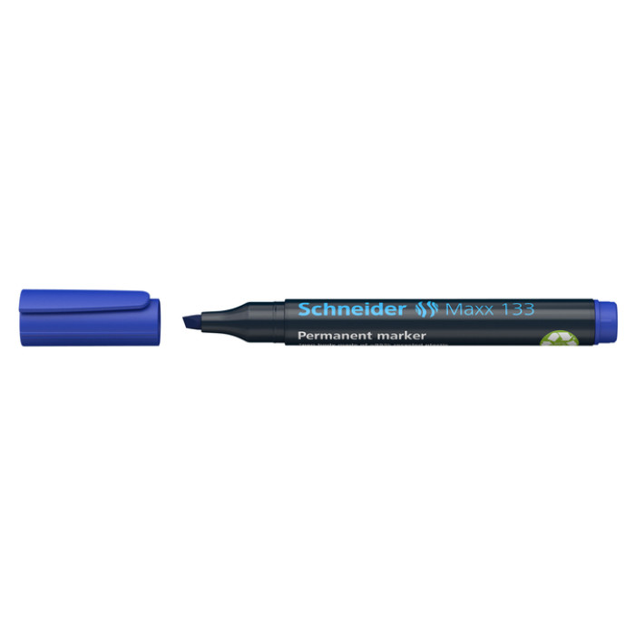 Permanent marker Schneider Maxx 133 schuin 1-4mm blauw