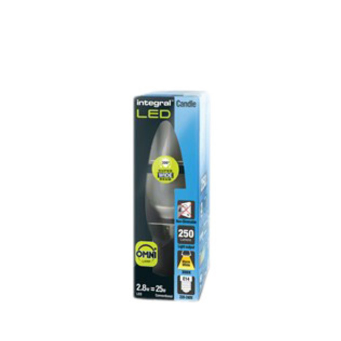 Ledlamp Integral E14 2700K warm wit 2W 250lumen