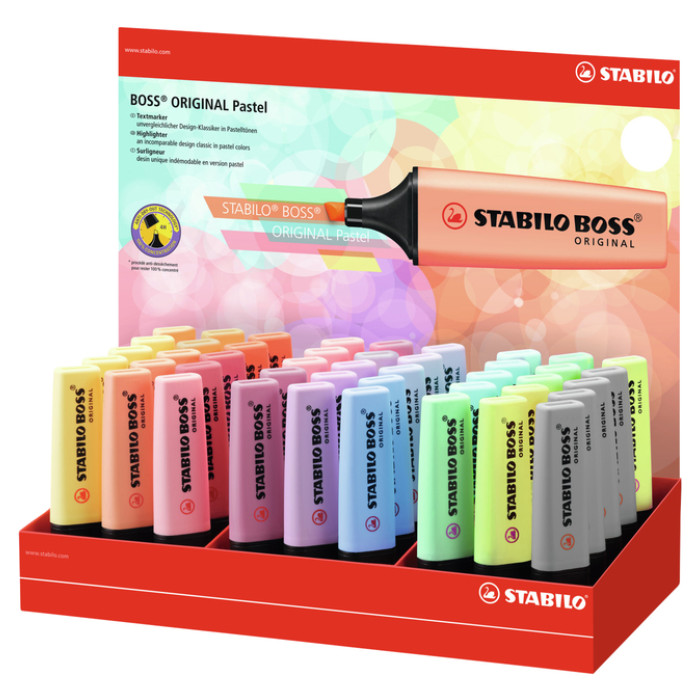 Markeerstift STABILO BOSS Original 70/45 pastel assorti