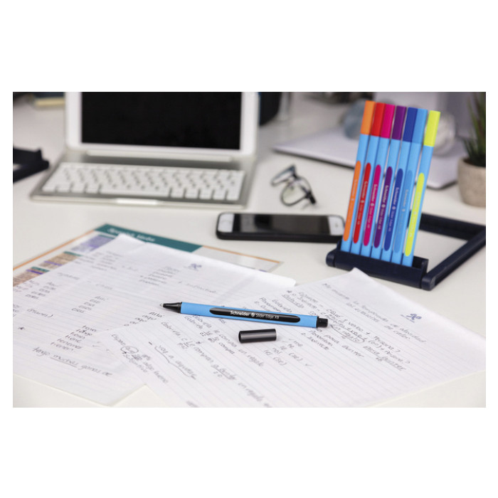 Balpen Schneider Slider Edge extra breed assorti etui à 8 stuks