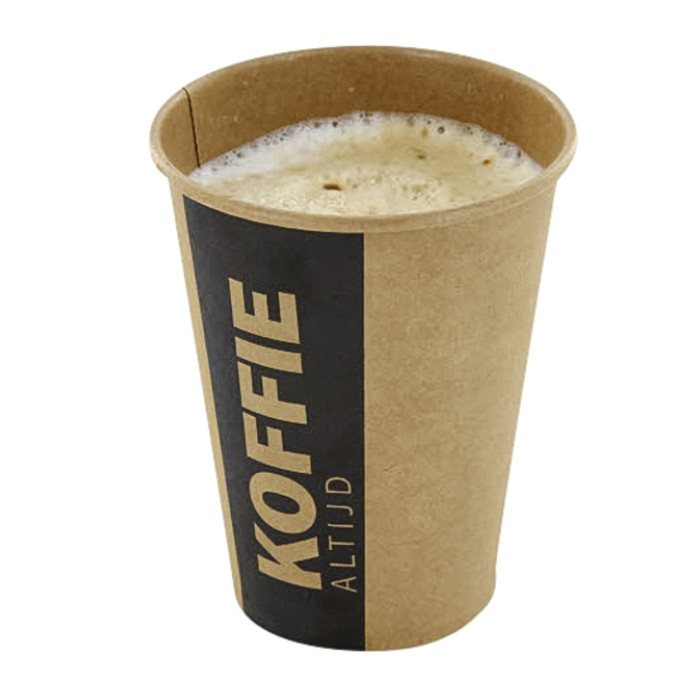 Beker IEZZY Altijd Koffie 250ml Ø90mm 50 stuks