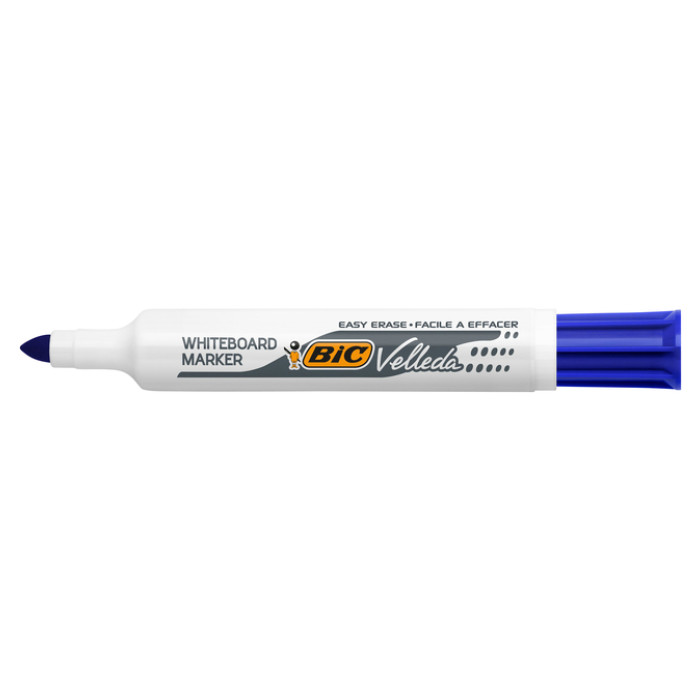 Whiteboardmarker Bic Velleda 1711 rond large blauw