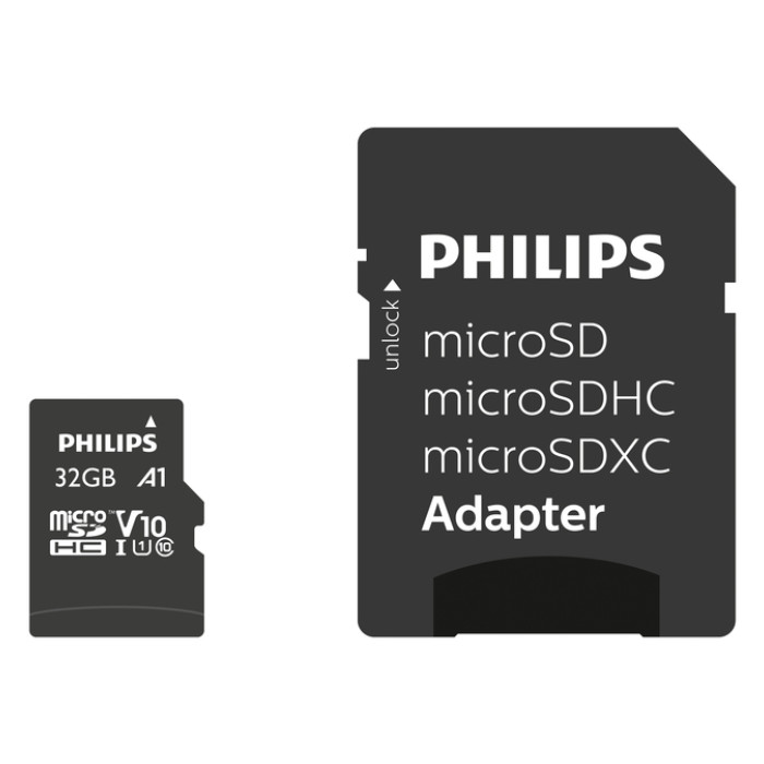 Geheugenkaart Philips Ultra Speed MicroSDHC Class 10 UHS-I U1 32GB