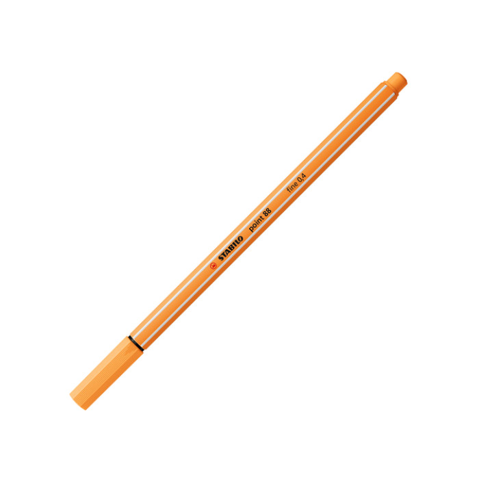Fineliner STABILO point 88/85 fijn papaya