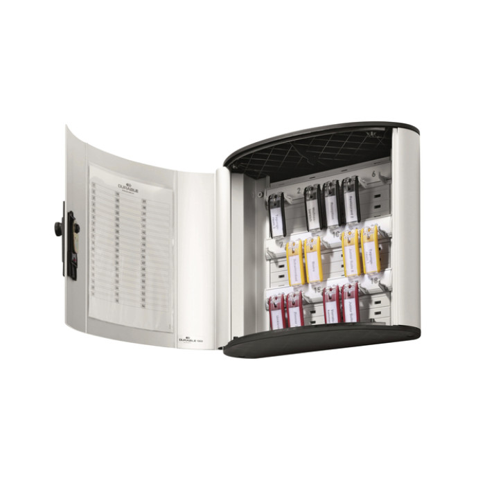 Sleutelkast Durable 54haken met cijferslot+inwerp