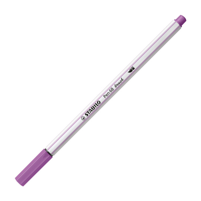 Brushstift STABILO Pen 568/60 pruimenpaars
