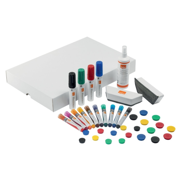 Whiteboard accessoire kit Nobo Move & Meet 37 stuks