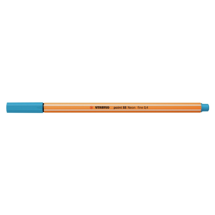 Fineliner STABILO point 88/031 fijn neon blauw