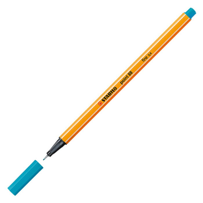 Fineliner STABILO point 88/31 fijn lichtblauw