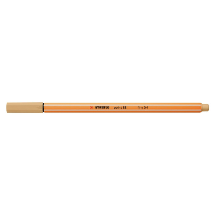Fineliner STABILO point 88/88 fijn licht oker
