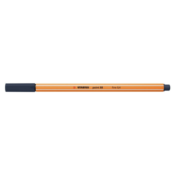 Fineliner STABILO point 88/98 fijn payne's grijs