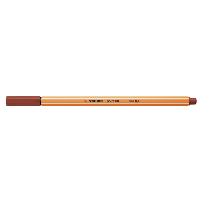 Fineliner STABILO point 88/75 fijn sienna