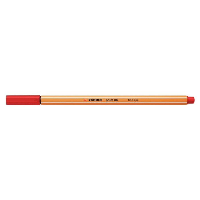 Fineliner STABILO point 88/48 fijn lichtrood